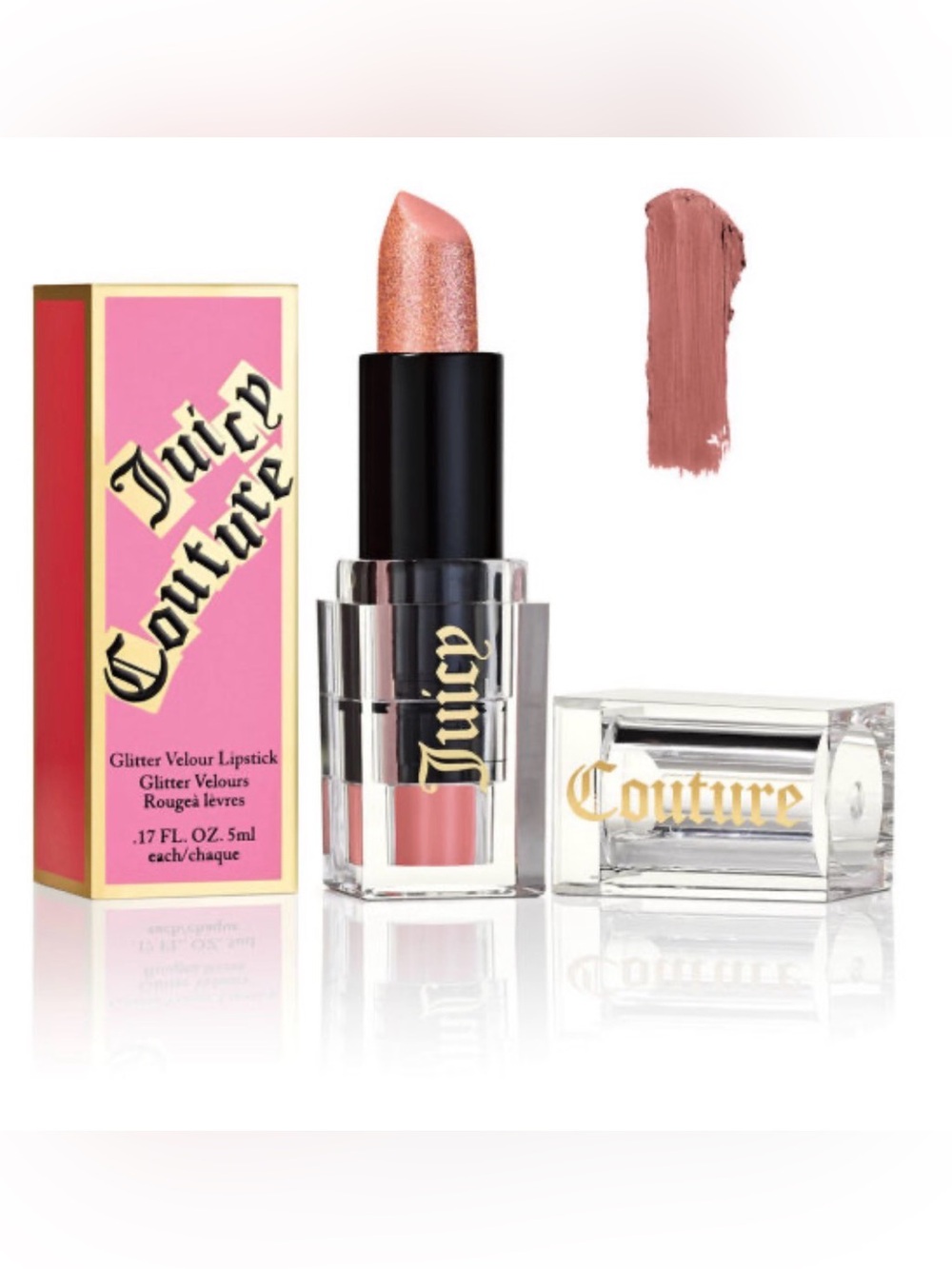 Juicy Couture Glitter Velour Lipstick 03 Happily Ever After, Discontinued